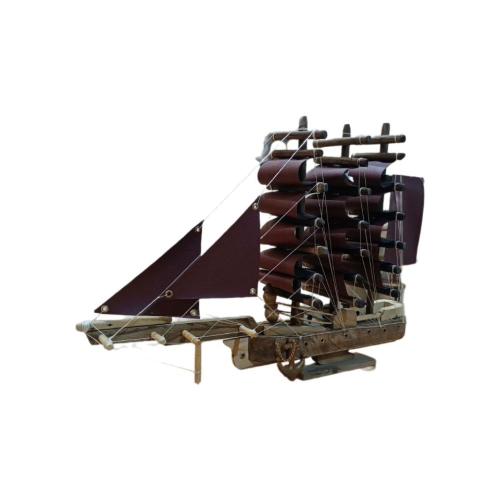 کشتی چوبی دست ساز سایز متوسط (53cm)